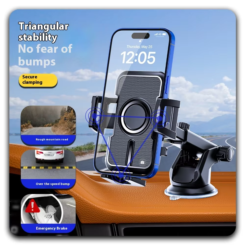 360 Degree Rotation Flexible Multi-function Car Vent Mobile Phone Holder - Xl G01 Model