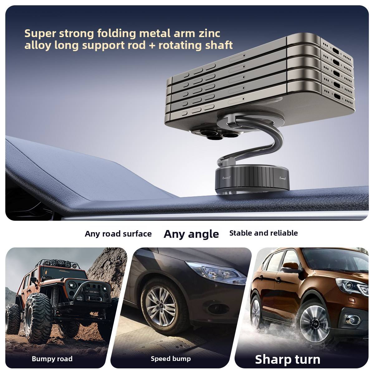 CNS-013 360 Degree Rotating Magnetic Car Phone Holder - Shenzhen Xiyuecheng Technology Co., Ltd.